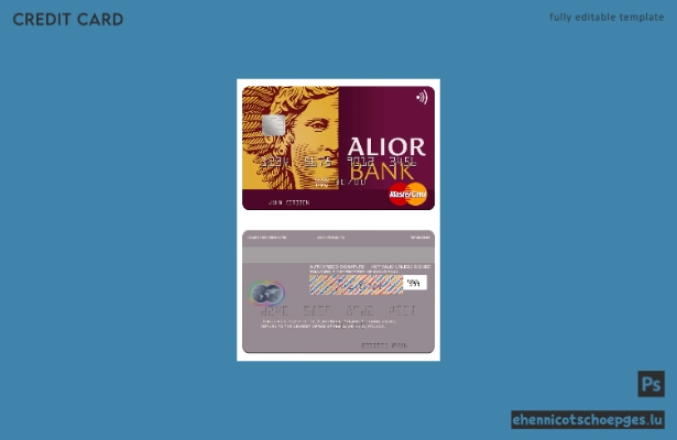 Polen Alior Bank Mastercard Beispielvorschau